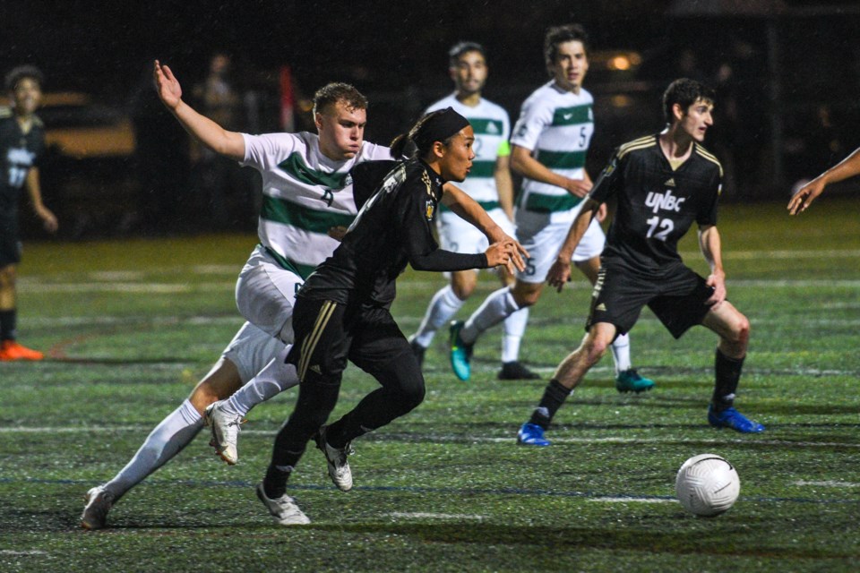 Men's soccer - Fraser Valey vs. T-wolves Oct15-21