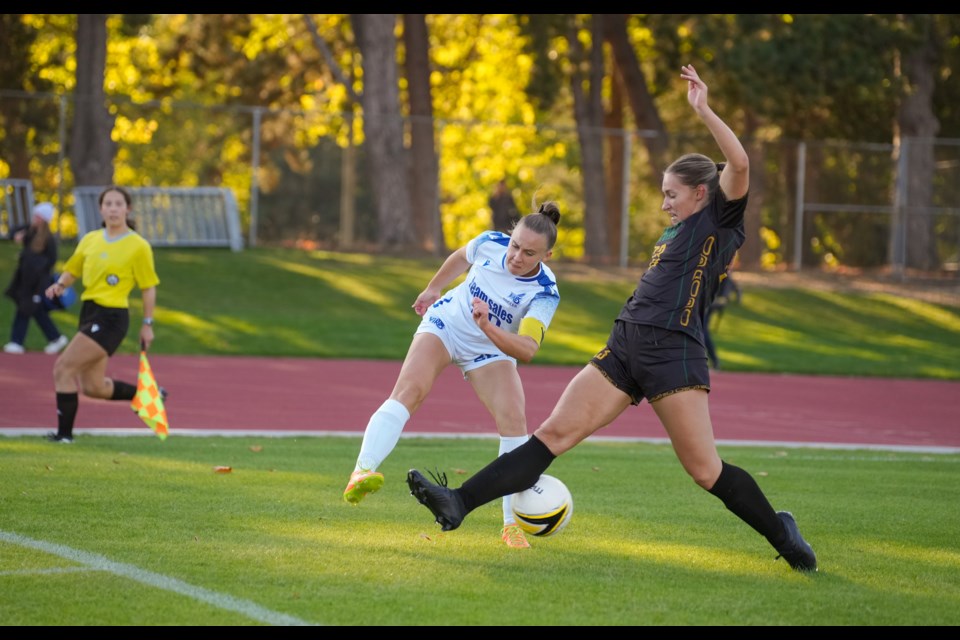 The UNBC Timberwolves's women's soccer team lost 1-0 Friday in Victoria.