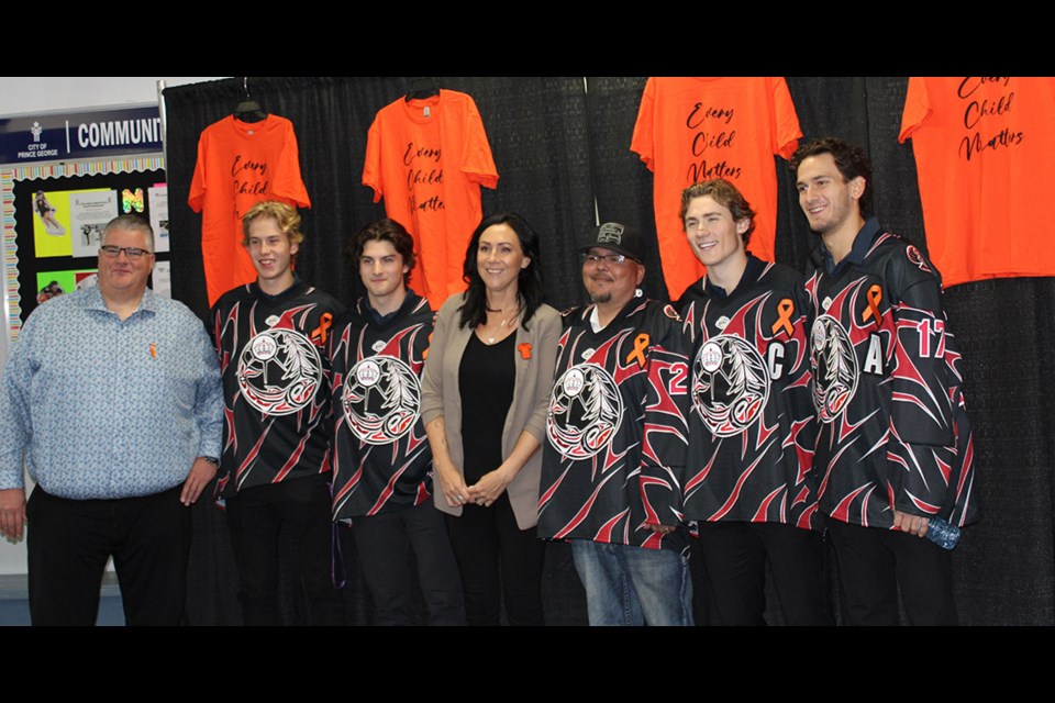 Spruce Kings reveal the jersey to be worn at their home opener Friday, to honour the National Day of Truth & Reconciliation on Friday.