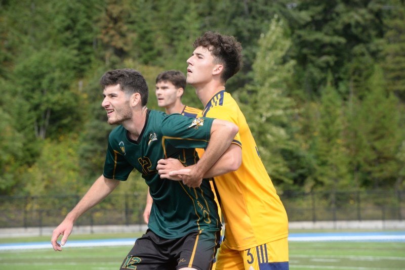 UNBC Timberwolves midfielder Anthony Preston, a fourth-year student who plans to attend medical school, was among 29 T-wolves athletes who made the grade for Academic All-Canadian awards for the 2021-22 school year.