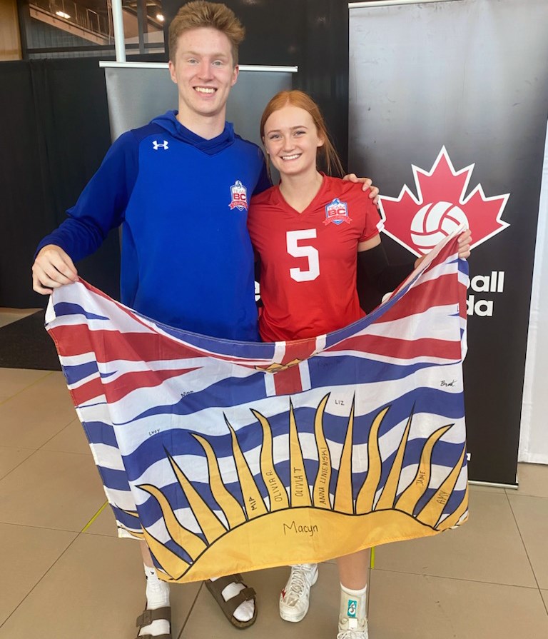 Canada Games volleyball 2022 Chris Zimmerman Macyn Unger