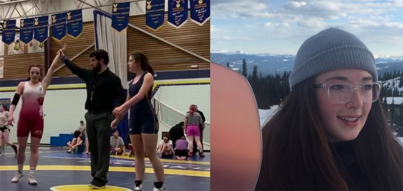 High school wrestler Fiona Sullivan