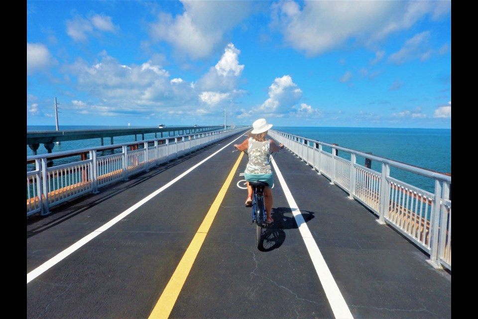 The formerly abandoned Old Seven Mile Bridge has been transformed into a cycling and hiking attraction.