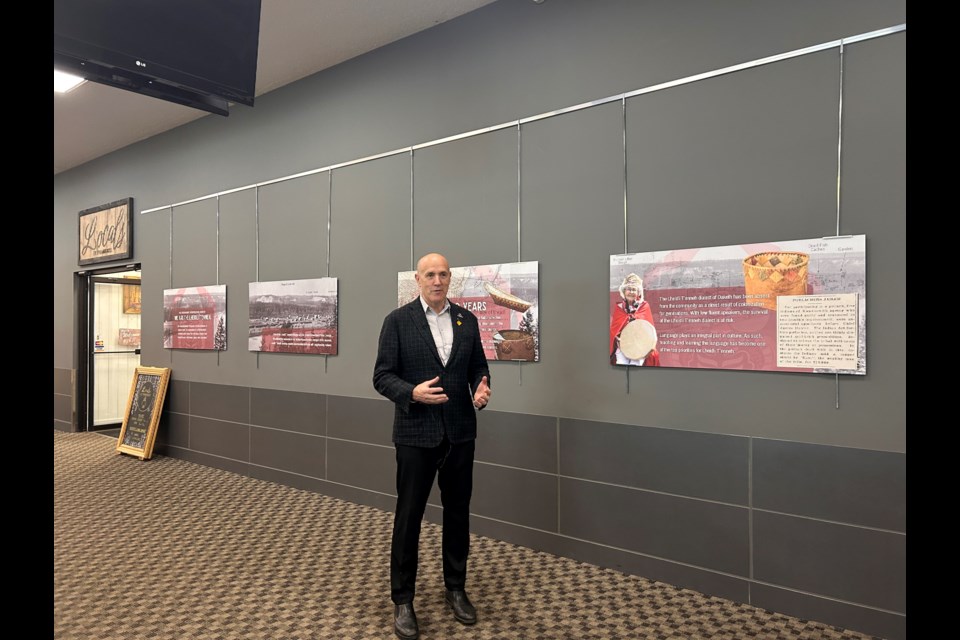 PGAA CEO Gordon Duke discusses the new 4-panel Lheildi T'enneh history display. 
