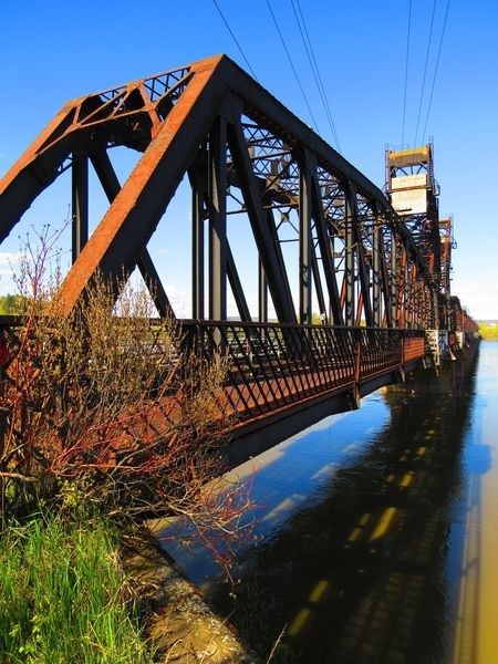 A photo Chuck Chin took of the CN Rail bridge this past May that also earned him a $500 fine for entering on land on which a line work is situated under the Railway Safety Act.