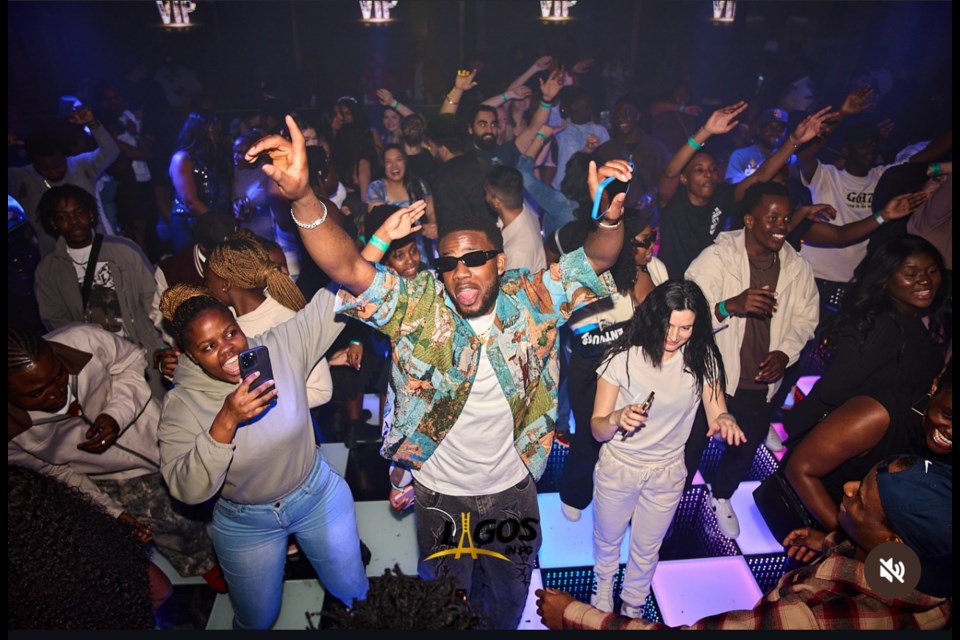 Some of the partygoers at the first Lagos in PG event at Ignite Nightclub.