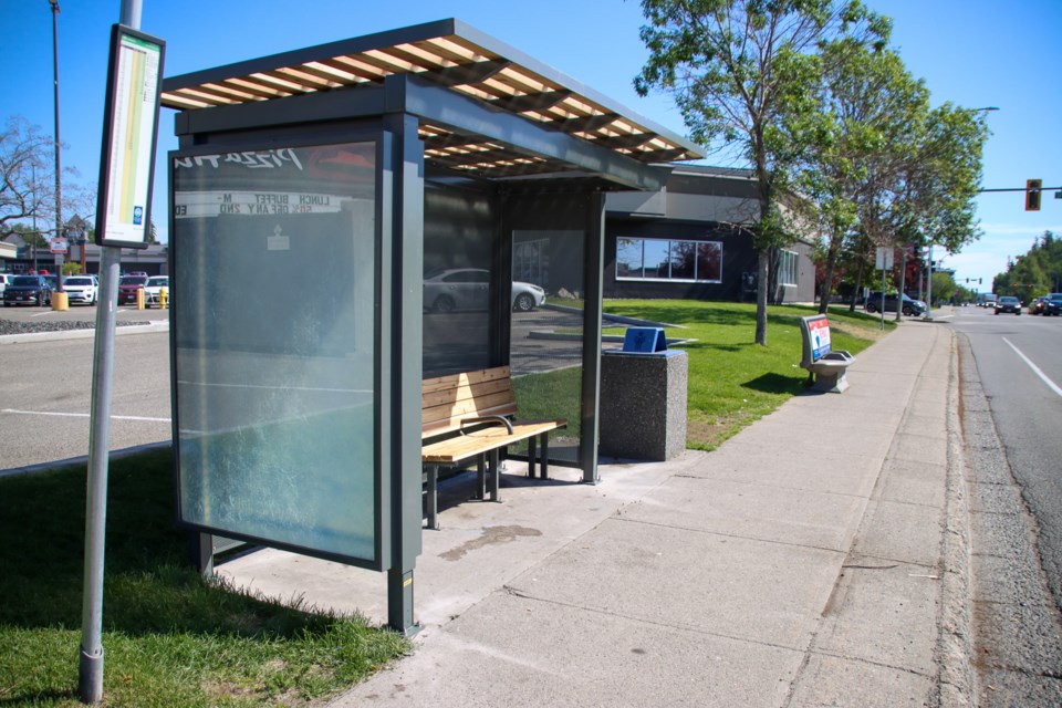 The city provided photos of the new bus shelters that will be installed.