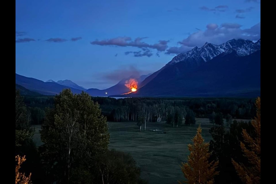 The BC Wildfire Service is dealing with a fire southeast of Valemount near Kinbasket Lake. It's classified as "out of control" but there is no immediate threat to Valemount.