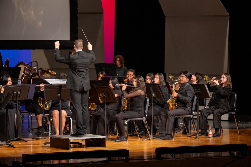 A Coronado High School Band concert.