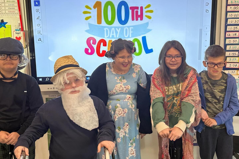 As the school year progresses in the Queen Creek Unified School District, there is one day that holds great significance to all – the 100th day of school, which was on Jan. 16, 2024. The most creative and popular way of celebrating the 100th day of school is dressing up for the occasion.