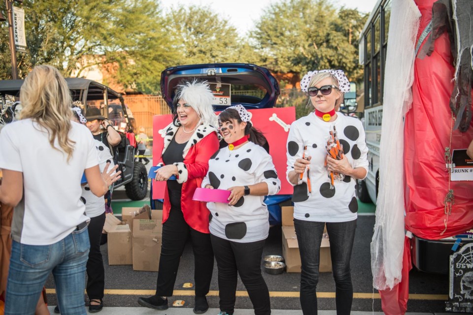 Trunk or Treat provides a unique way for families to enjoy an evening of Halloween fun and will take place from 5 to 9 p.m. on Oct. 21, 2023 on Ellsworth Road in the Town Center. Children trick‐or-treat by going from car trunk to car trunk on Trunk or Treat Street to get their bags filled with goodies. There will also be carnival games, escape rooms, food, vendors and more exciting Halloween attractions.