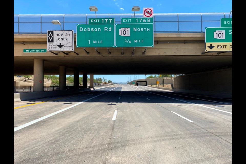 Improvement projects will require closures or lane restrictions along sections of Phoenix-area freeways this weekend, May 19-22, according to the Arizona Department of Transportation.