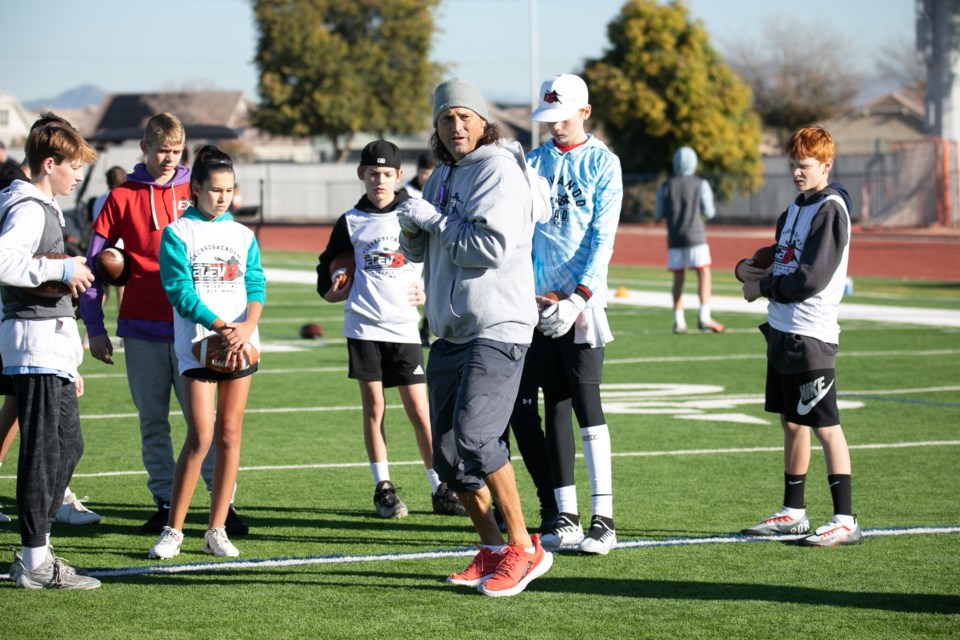 A quarterback experience is coming to Higley High School Jan. 6-7, 2024 as private quarterback coach Mike Giovando, a leading authority in private quarterback coaching in the Phoenix metropolitan area, has announced his Sixth Annual Quarterback Camp.