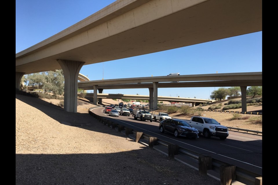 Westbound US 60 (Superstition Freeway) closed between Power and Greenfield roads and lengthy closure of eastbound I-10 set near downtown, Sky Harbor area this weekend.