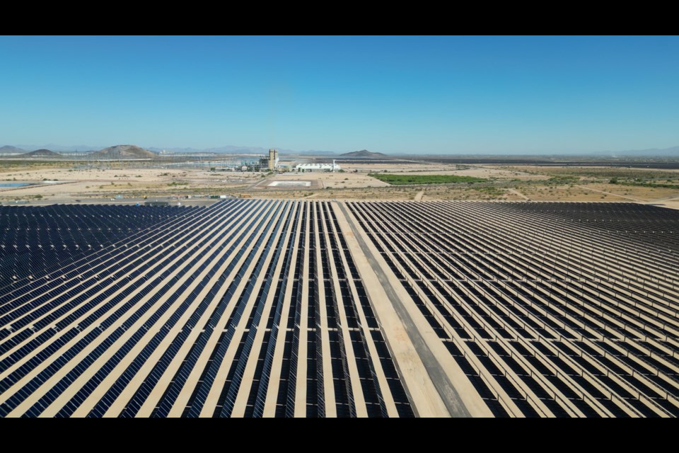 This summer, Arizona Public Service flipped the switch on its largest solar power plant. The Agave Solar Plant, southwest of Phoenix, is providing 150 megawatts of capacity to the APS electric system. That’s enough power for 24,000 homes.