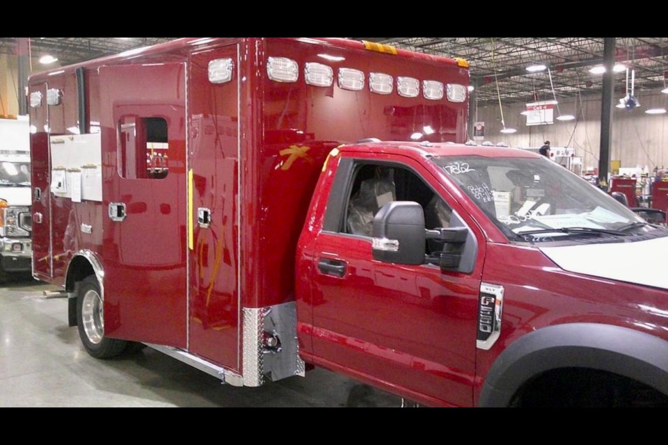 According to the Queen Creek Fire and Medical Department, new ambulances are currently in production as part of the department's emergency transportation services, which includes the launching of ambulance service around town by the end of summer.