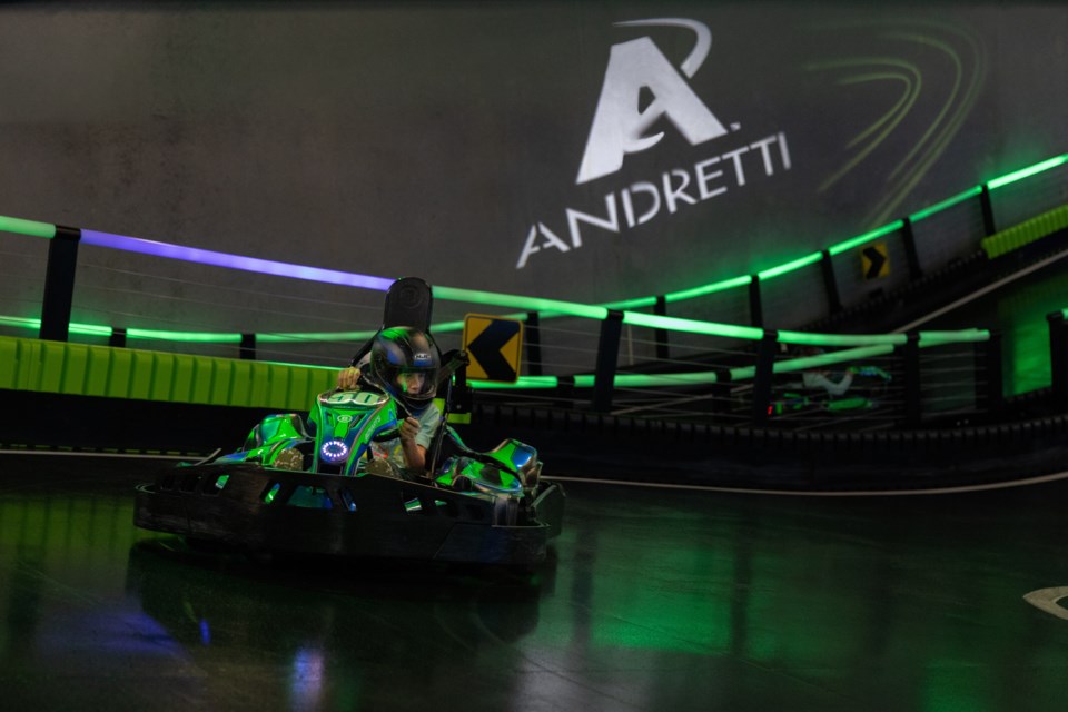 The new Chandler 95,000-square-foot facility will feature high-speed electric Superkarts on a multi-level track, a state-of-the-art arcade, Hologate VR, Hyperdeck VR, Limitless VR, a two-story laser tag arena, Spark Interactive Duckpin Bowling and a 7D Xperience Motion Theater. It's set to open in spring 2024.
