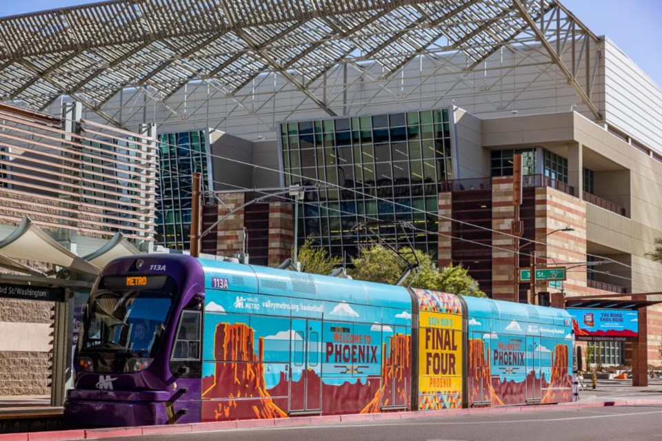 Valley Metro and the City of Phoenix are making it easy to travel to your favorite NCAA Men’s Final Four events April 5-8, 2024 by providing free rides through the Valley Metro app.