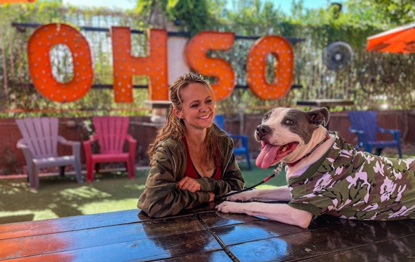 All of their locations are dog-friendly, but O.H.S.O. Brewery in downtown Gilbert tops them all. 