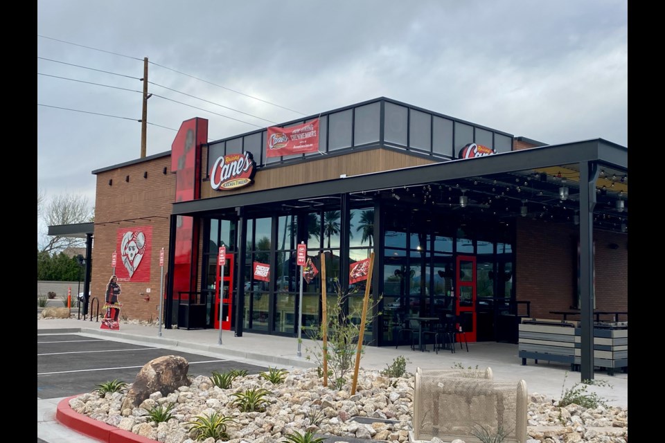 The new San Tan Valley Raising Cane’s is located at 33179 N. Gary Road, near the corner of West Hunt Highway and North Gary Road, and is supposed to bring over 100 jobs to the area.