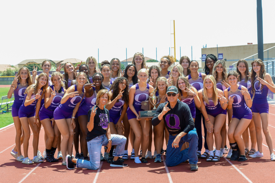Shaun Hardt, head coach of Queen Creek High School's girls track and field program, has been honored as the National Federation of State High School Associations Girls Track and Field National Coach of the Year for the 2022–2023 season.