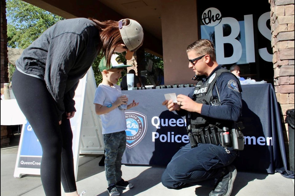 As part of its goal to tailor the new Queen Creek Police Department to what the community wants and needs, QCPD co-hosted its first Coffee with a Cop March 31, 2022 at The Bistro.