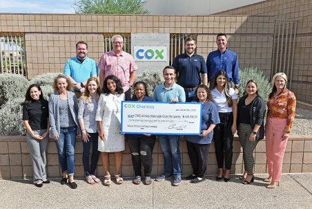 Cox Communications Arizona employees supporting Cox Charities.
