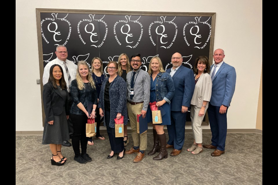 The Queen Creek Unified School District recently recognized the March Employees of the Month from Crismon High School.