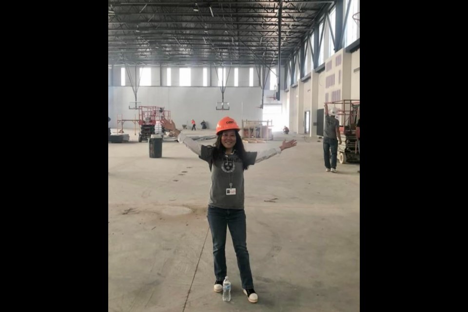 Crismon High School Principal Elyse Torbert has been keeping a close eye on construction progress as the school's faculty gets set in place for the next semester. 