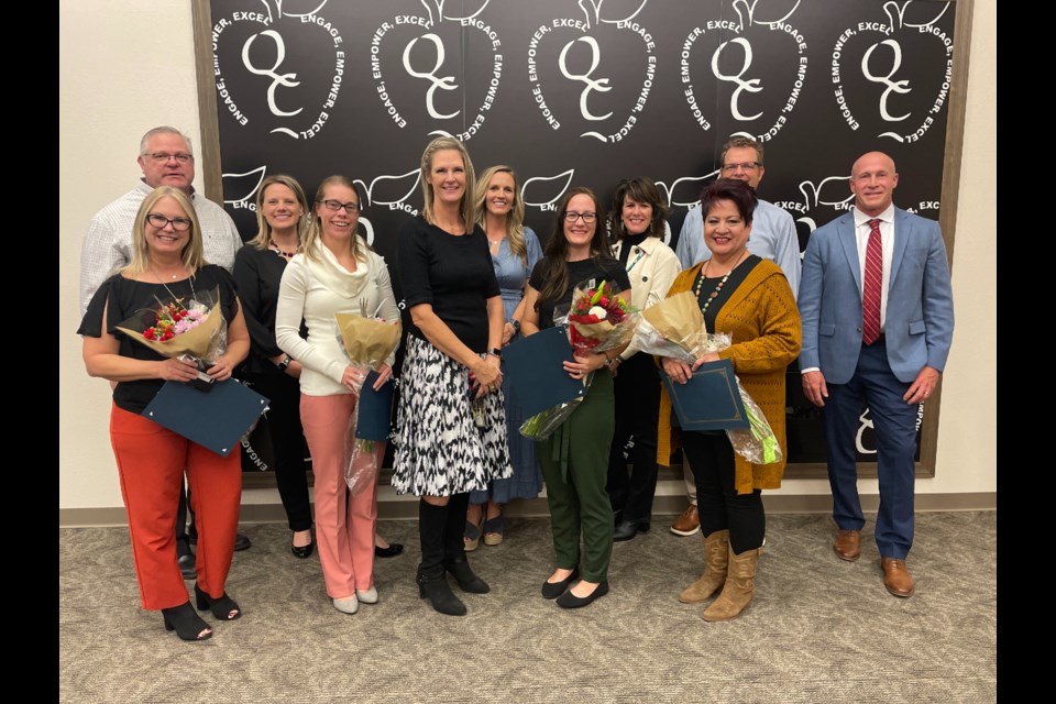 Before winter break, the Queen Creek Unified School District recognized its December employees of the month from Queen Creek Elementary and Schnepf Elementary schools.