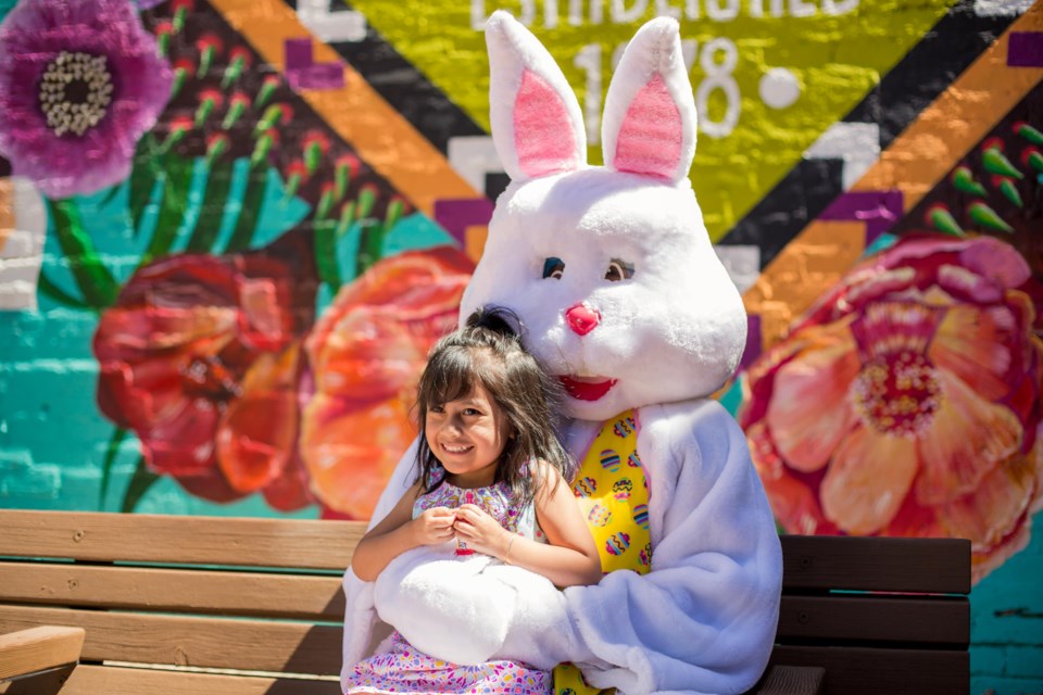 While hunting eggs, hoppity-hippity on to Main Street and Macdonald Drive to join the rabbit of the hour, the Easter Bunny himself, for free eggs-clusive photos. There's so much to do throughout this eggstra-special day.