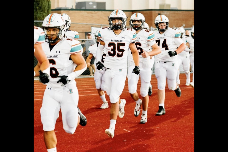 The Eastmark High School football team debuted its new uniforms at their first game of the 2023-2024 season last week.