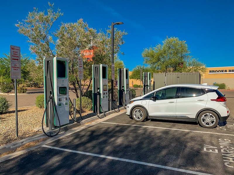 Advancing plans to support adoption of electric vehicles, the Arizona Department of Transportation is seeking bids for private entities to build or upgrade electric vehicle charging stations along interstate highways.