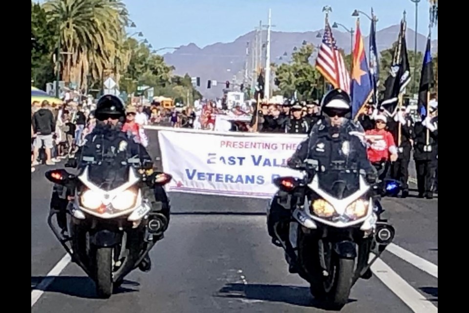 East Valley Veterans Parade set to roll Nov. 11