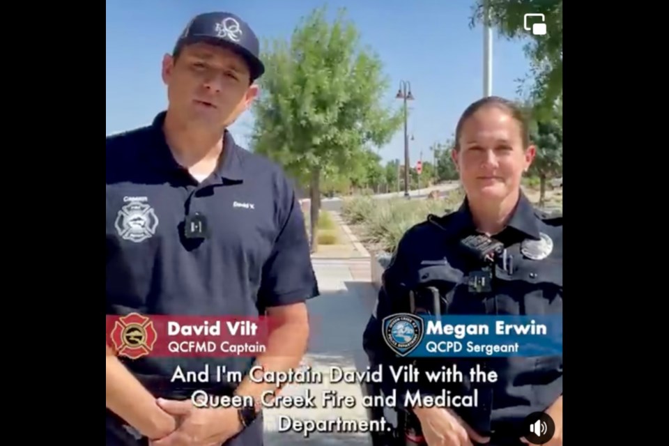 Fireworks can be festive and exciting, but it is important to know the laws and risks associated with their use. The Queen Creek Fire & Medical Department and Queen Creek Police Department remind residents that not all fireworks are legal in Arizona. Legal consumer fireworks include ground and sparkling devices. 