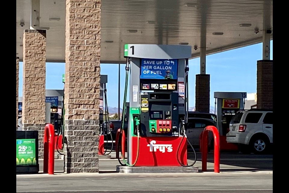 With the national average cost for regular gas steadily climbing to $4.52 per gallon on May 17, 2022, Arizona's average per gallon today is $4.81, with Maricopa County coming in the highest at $5.01 statewide. Industry experts say the increase is primarily due to the high cost of crude oil, which is hovering near $110 a barrel. 