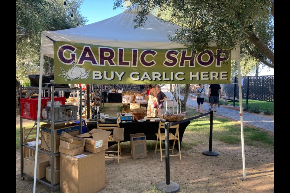The Queen Creek Olive Mill kicked off its Garlic Fest 2022 last weekend and if you haven't been, you have until Sunday, Sept. 25 to experience all things garlic.