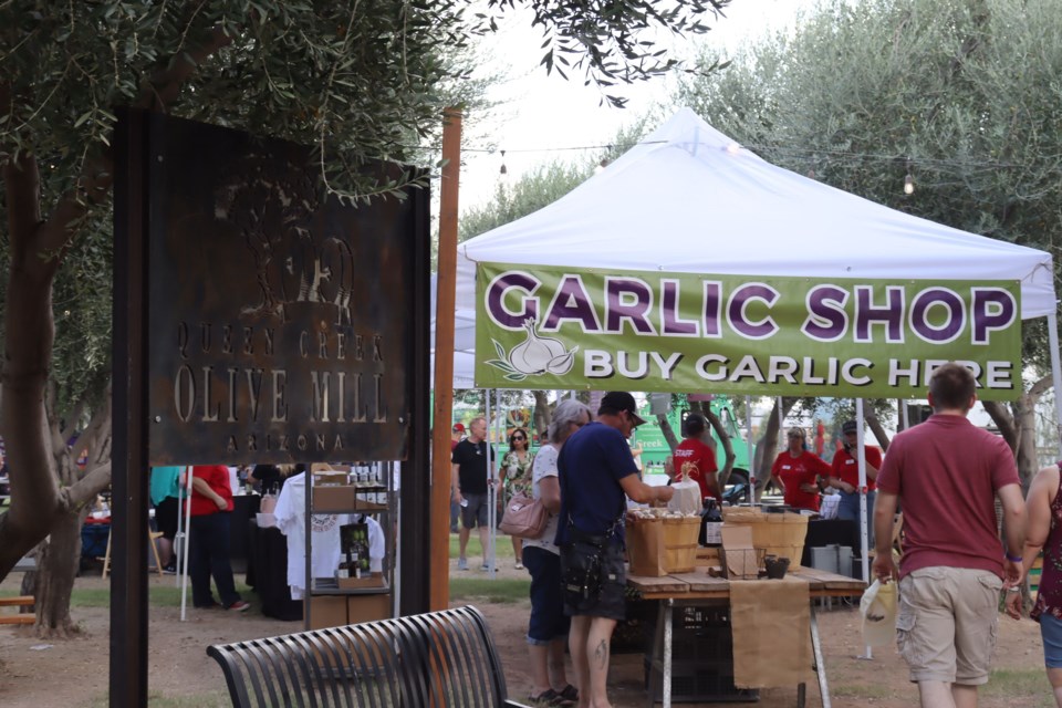 The Queen Creek Olive Mill is hosting its 10th Annual Garlic Fest Sept. 16-24, 2023.