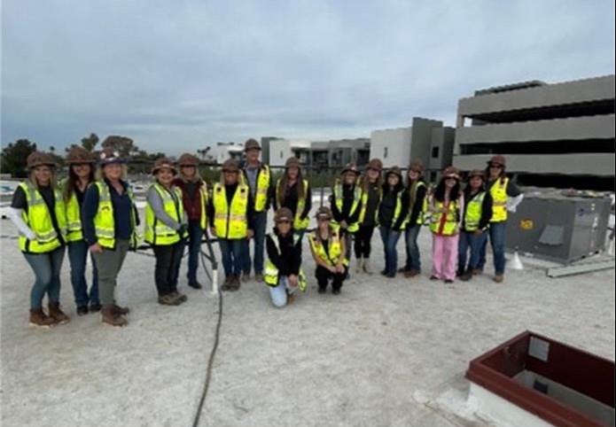 The group received a tour of the Arizona Kidney Disease and Hypertension Center in Phoenix being constructed by GCON and will be one of their most recently completed healthcare projects.