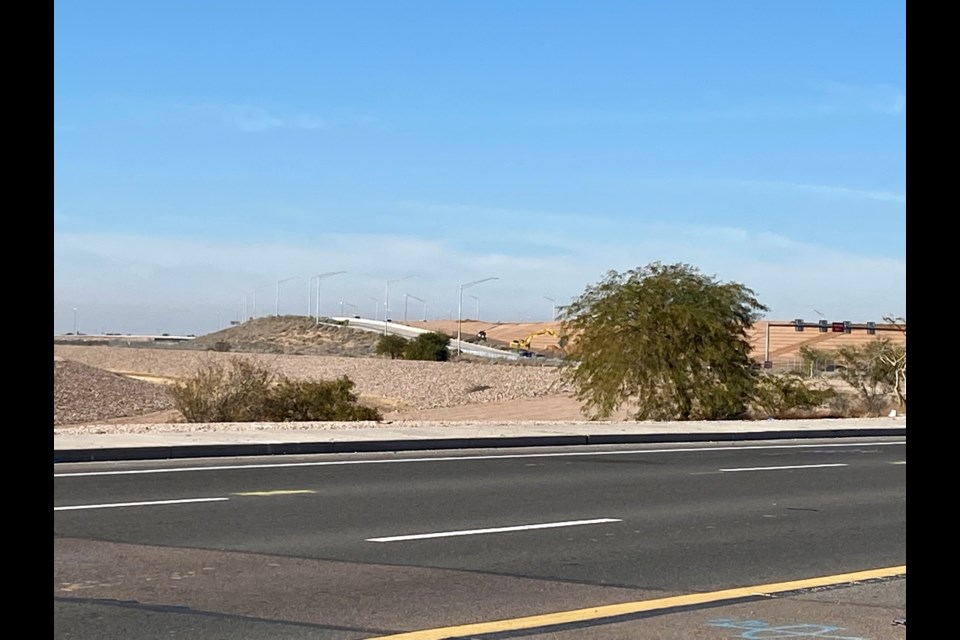 The Loop 202/Santan Freeway at State Route 24.