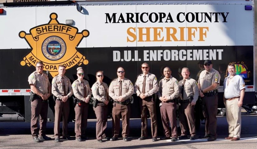 Law enforcement agencies from all over the state, including the Maricopa County Sheriff's Office - District 6 in Queen Creek, came together Dec. 2 to kick-off the annual DUI Enforcement and Sober Designated Driver campaign.
