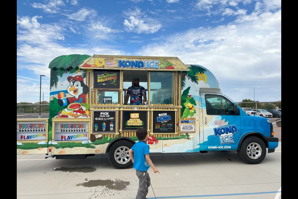 While Kona Ice is one of the many rewards QCUSD students can choose from on PBIS day, it is also a fundraising partnership.