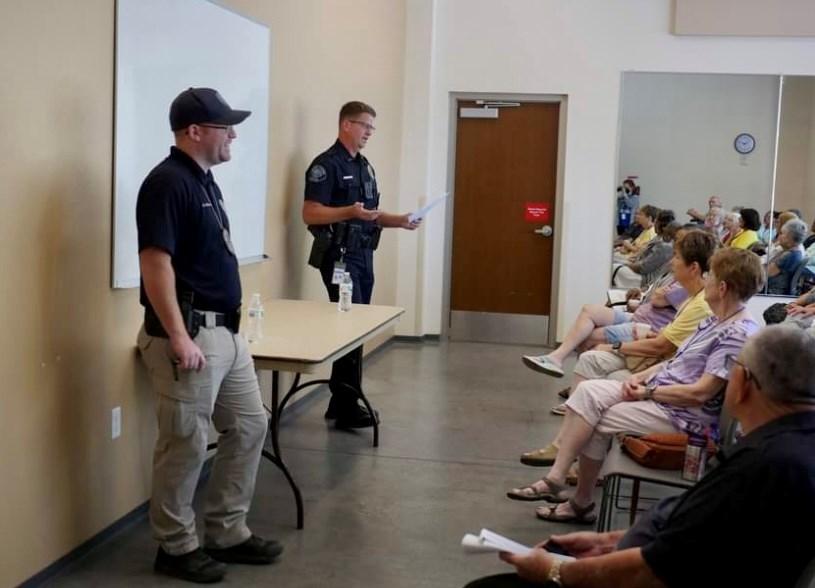 While victims range in age, Queen Creek Police Department detectives visited the town's Senior Program to educate the group about popular scams that are hitting home here in Queen Creek.