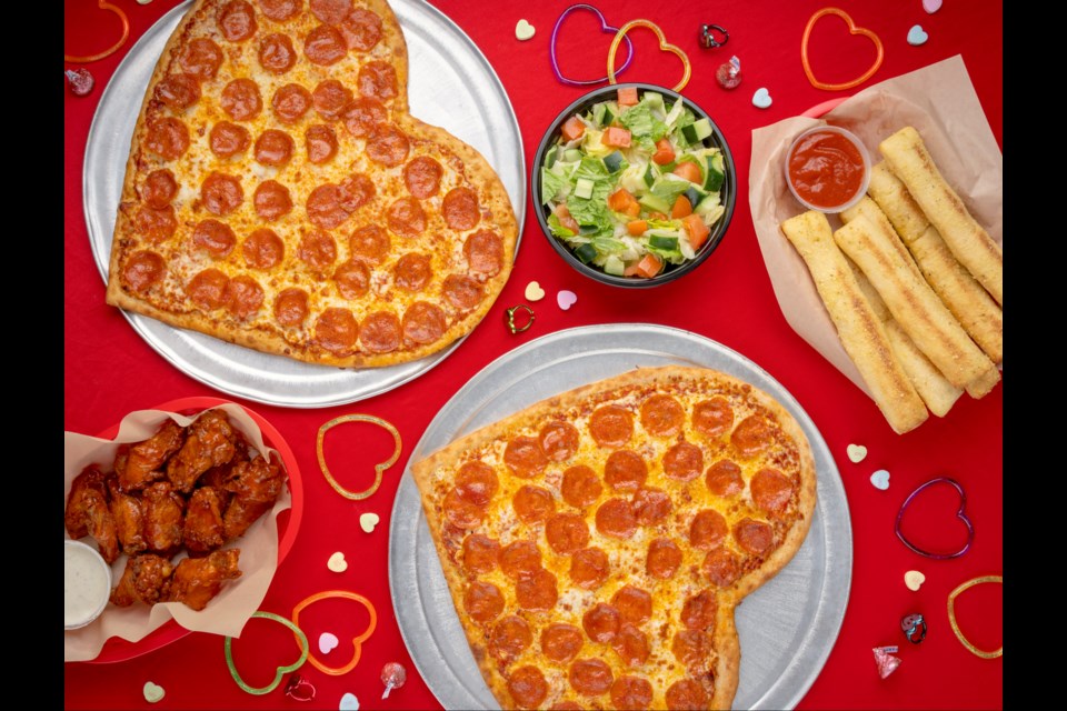 Peter Piper Pizza is raising money for Children’s Miracle Network Hospitals throughout February by donating $1 for every heart-shaped pizza sold.