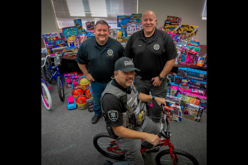 The Pinal County Sheriff's Office is participating in Holiday Toy Drive for Project H.O.P.E. (Helping Out Pinal Everyday).