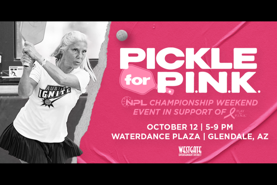 With support from USA Pickleball, the National Pickleball League, the first and only professional pickleball league for Champions Pros age 50-plus, is hosting a one-of-a-kind charity event Oct. 12, 2023 in support of Play for P.I.N.K. and in honor of Breast Cancer Awareness Month.