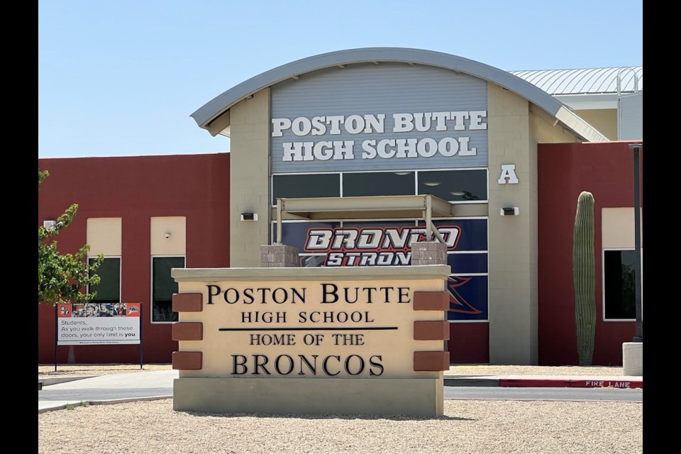 Poston Butte High School is one of two schools that will be offering free meals to students 18 years old or younger this summer.