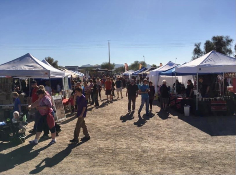 The Queen Creek Family Market is back at Schnepf Farms this weekend.