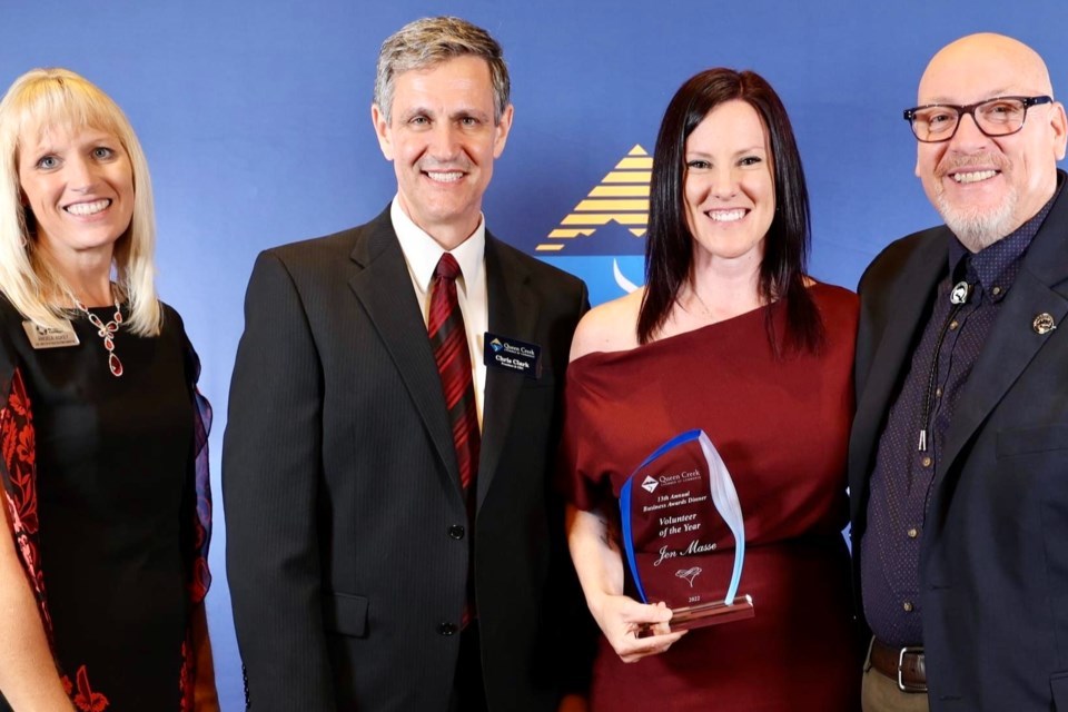 Queen Creek Chamber of Commerce Volunteer of the Year for 2022 was Jen Masse.