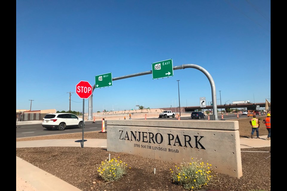 A new traffic interchange at Lindsay Road opened along Loop 202 (Santan Freeway) in Gilbert early Sept. 16, 2022, providing drivers with more options to exit or enter the freeway in that growing area.
